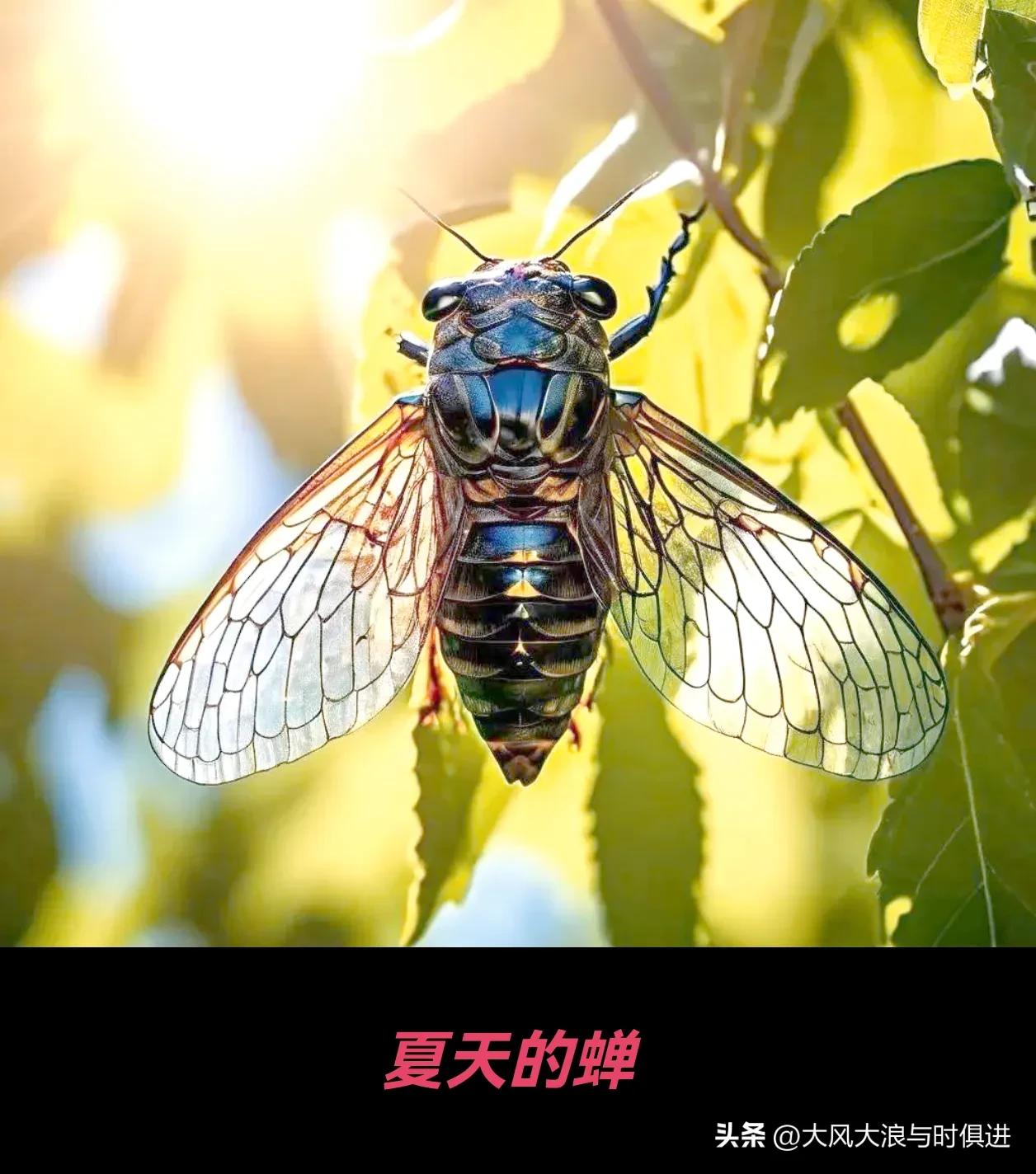 感觉如今的蝉鸣声，其分贝太高了，似乎耳朵内的膜都要破了！