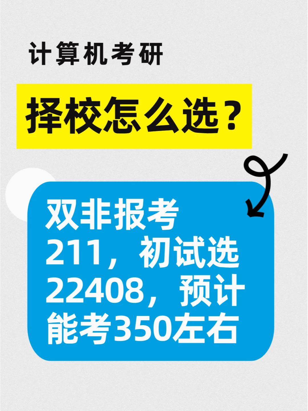 双非考211选22408，能考350左右择校怎么选