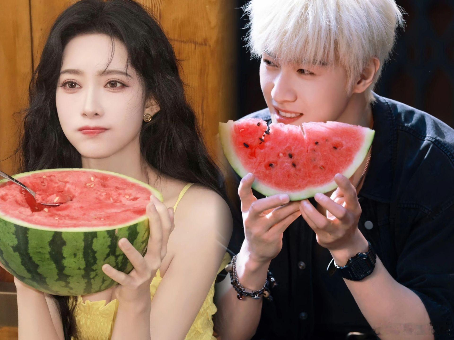 夏天的味道～大西瓜🍉甜甜嘟两人～孟子义｜李昀锐电视剧九重紫