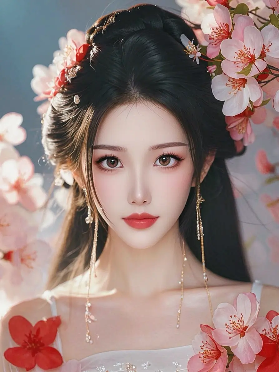 AI海棠花神影