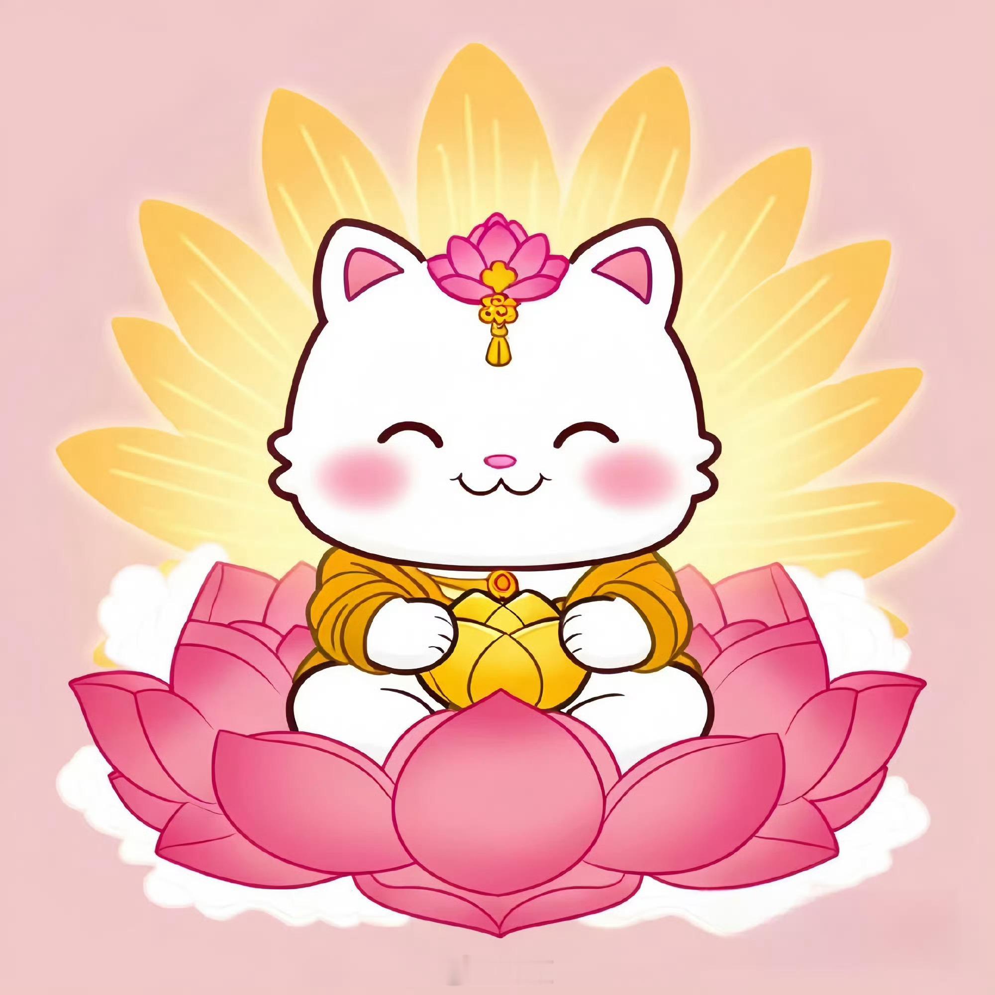 好运招财猫，见者好运。 