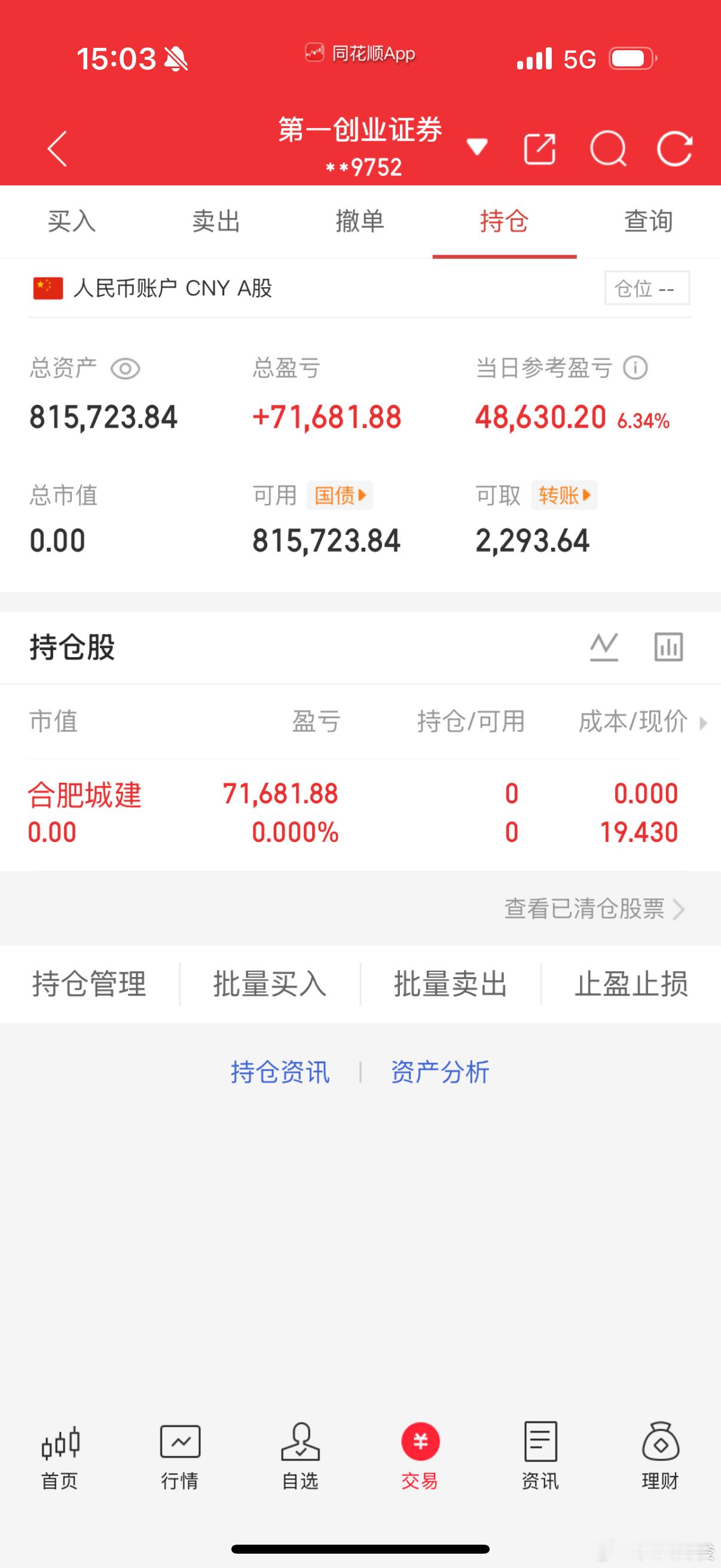 7月10日 收盘 记录全职炒股40万勇闯大A记 第（ 57  ）天！当日参考盈亏
