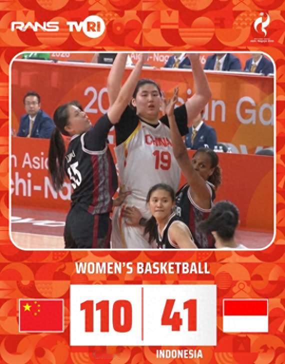 国产奥尼尔！5人包夹也拦不住！张子宇13中10轰22分，印尼没招了