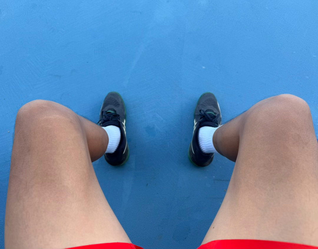 6点30的网球晨练……虽然不怎么热，但是好困运动就是坚持