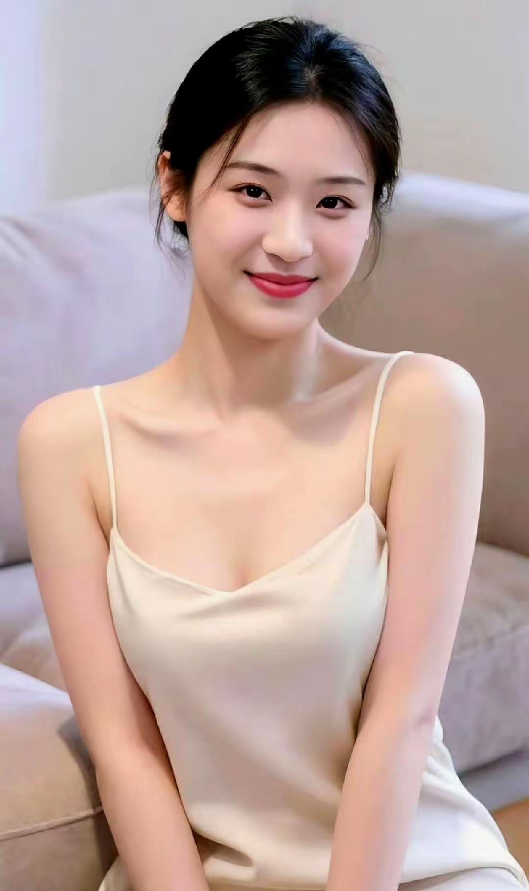 甜美少女，微笑如春风，轻松自在的一天🌸💖