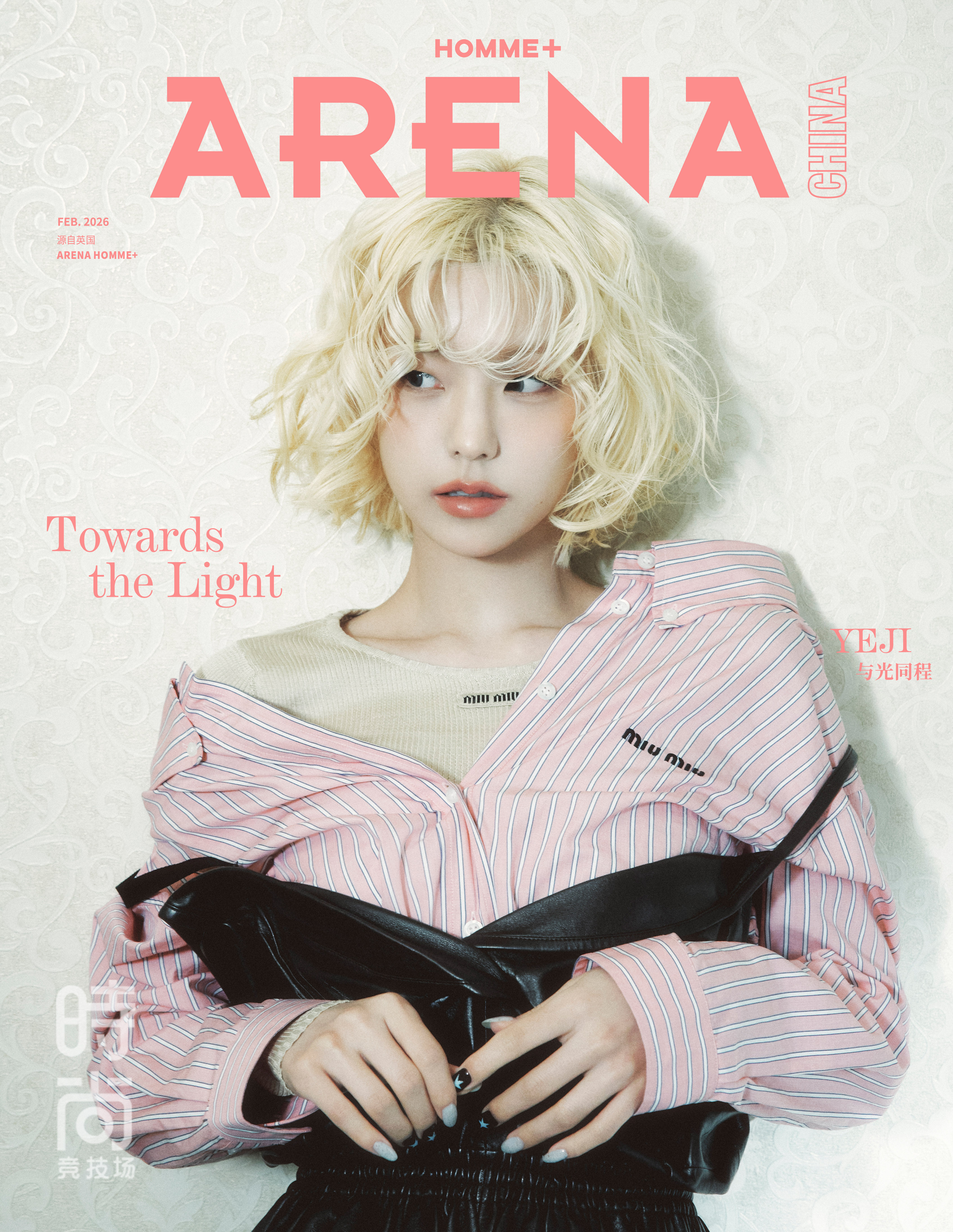 黄礼志 × ARENA HOMME+ February 2026金发 YEJI 