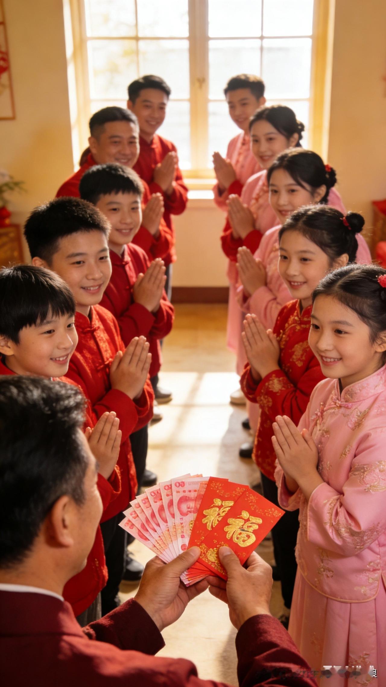 23个小辈拜年！舅舅一人发100元，直接笑不活了
 
大年初一最火名场面来了！