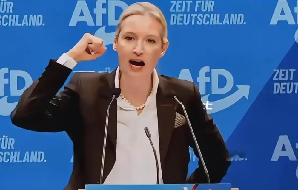 德国选择党联合主席魏德尔曾在一场活动中把话说得很直白。她说：中国曾经历百年屈辱，