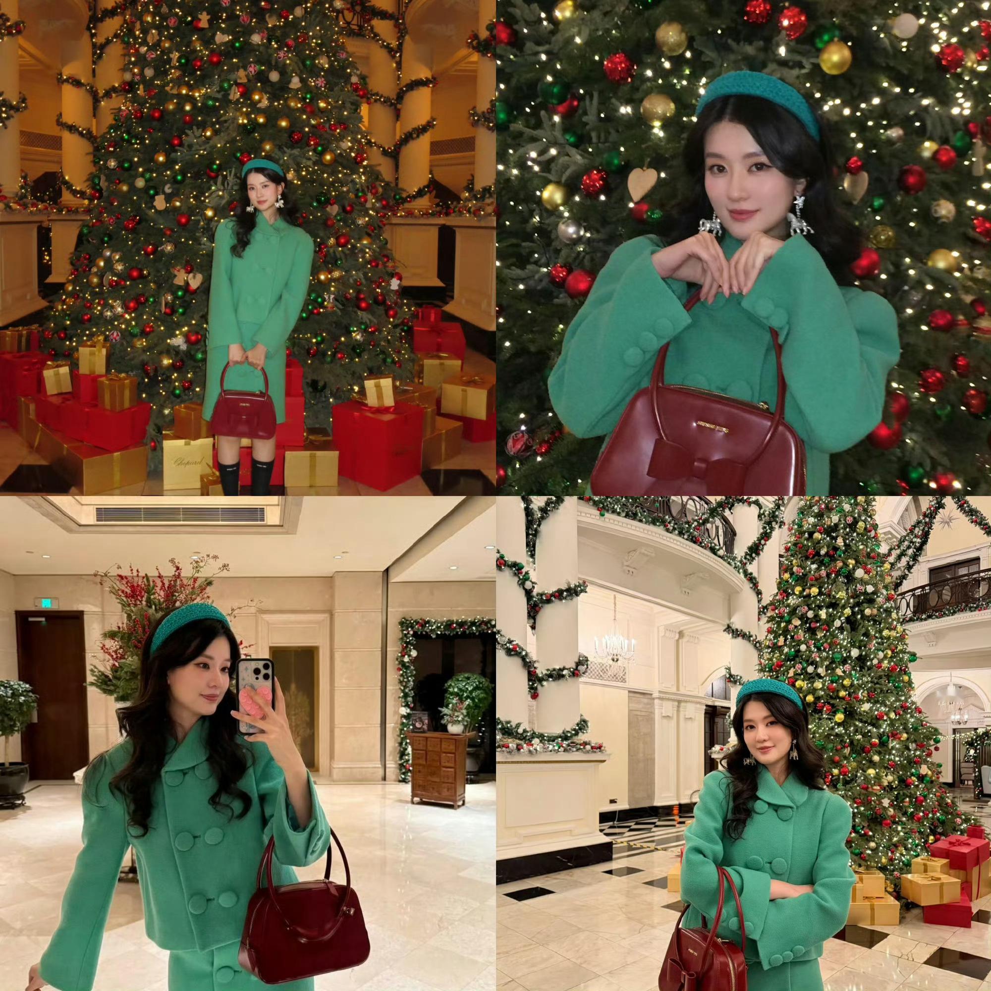 好美啊姐姐 圣诞造型很漂亮😻🎄🎄🎄🎄🎄 