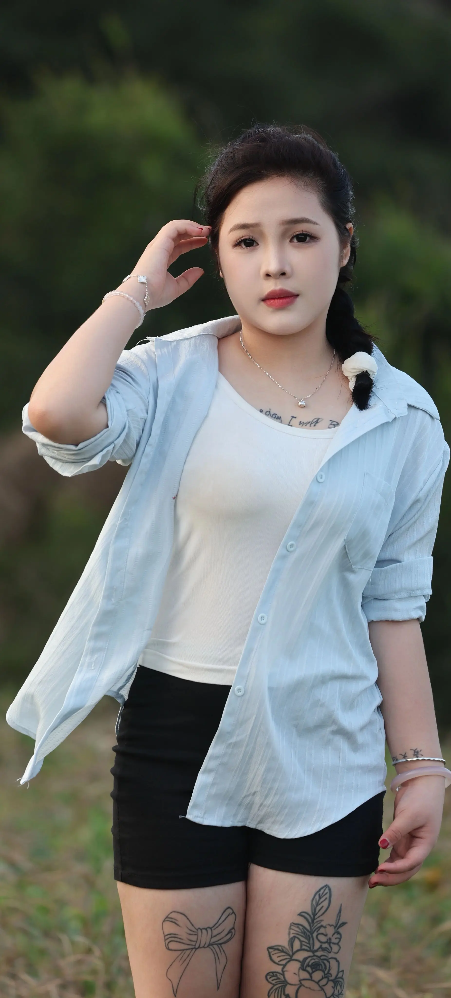 美女写真 清纯甜美 海风轻轻吹 约拍摄影