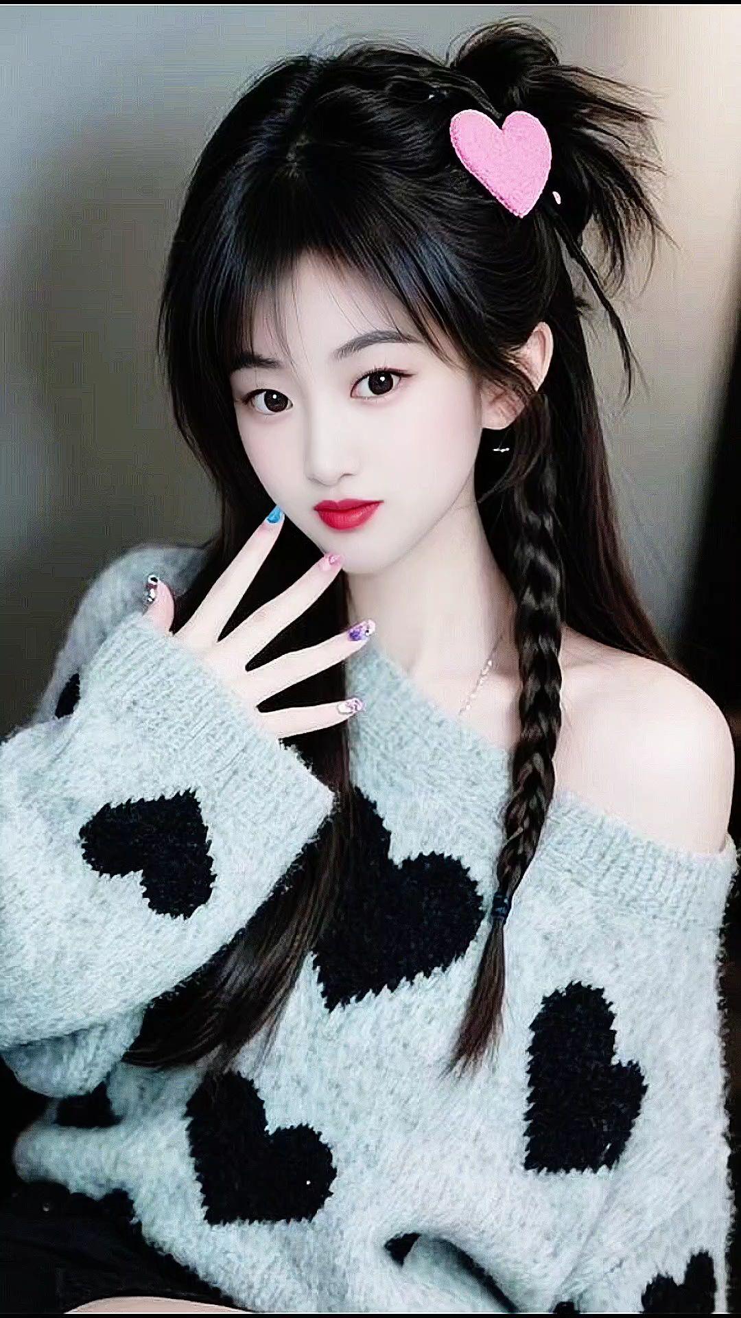 清纯甜美 温柔风穿搭 元气少女 俏皮可爱 女生甜美发型扎法