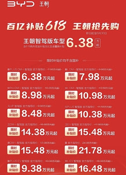 这价格谁顶得了啊！还要什么自行车～新能源汽车界的“618抢先购”来了，迪子推出限