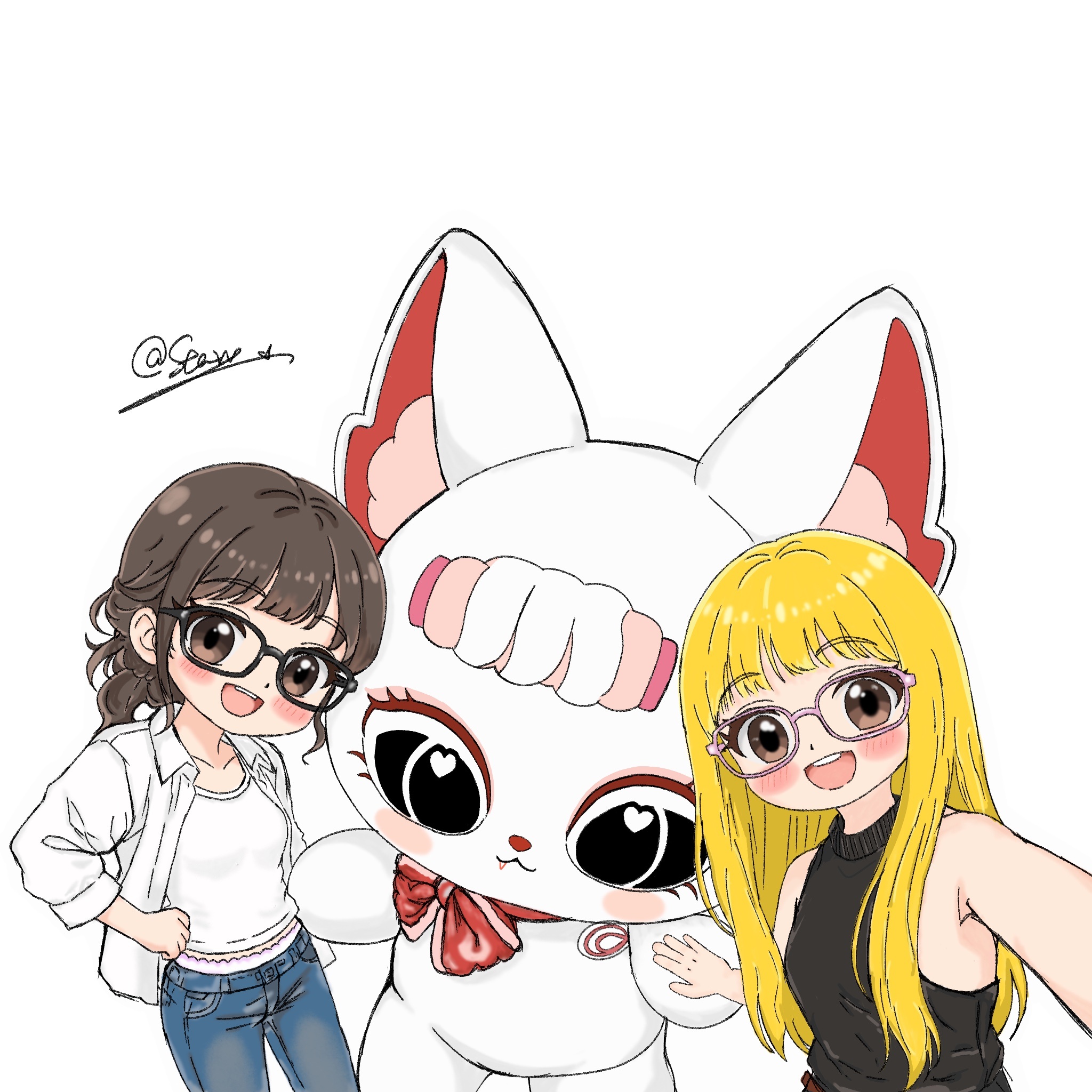 JanJingjing  🦊🐯janjingjing 我试做了亚克力挂件的效