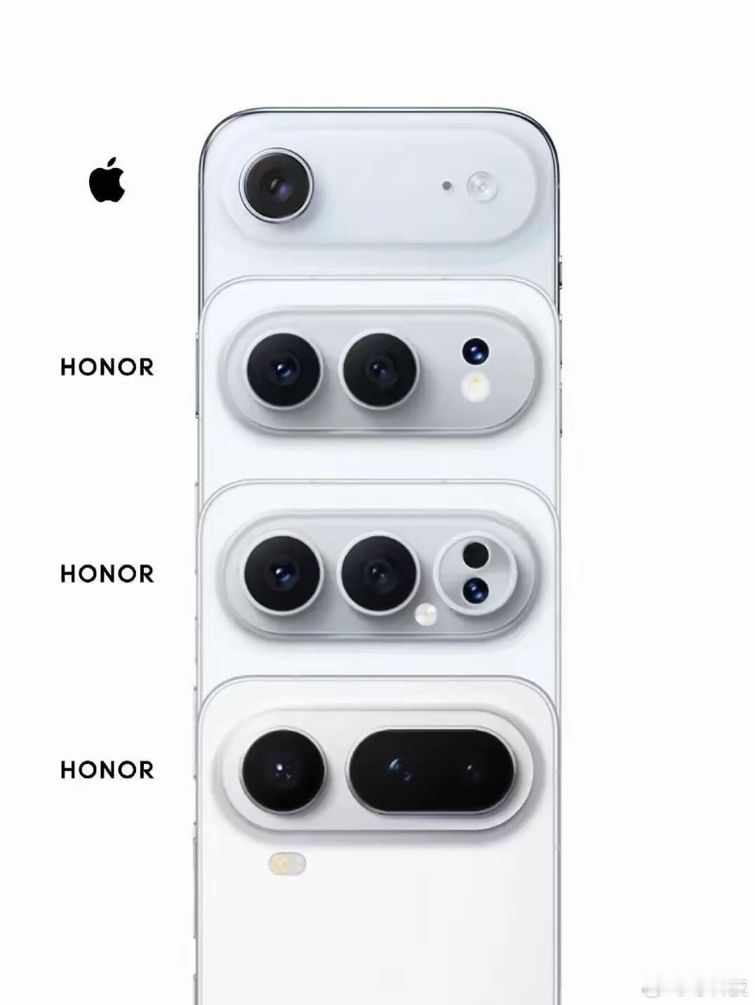 苹果本来打算玩个四五年的。荣耀一年就玩完了 