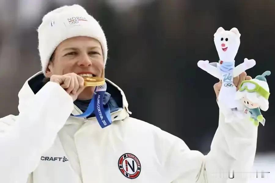 一项冬奥会的历史纪录刚刚诞生，在越野滑雪男子4×7.5公里接力比赛中，约翰内斯·