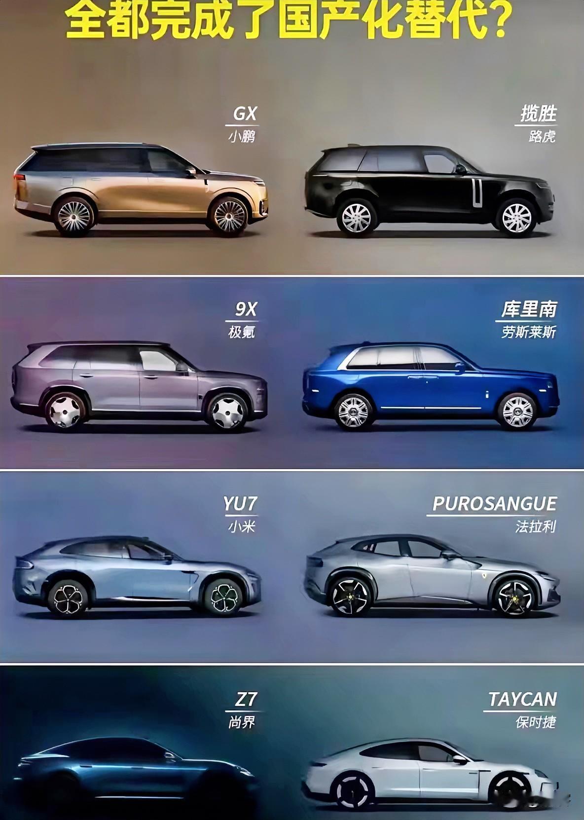 这样说国产替代，不要也罢！

这图不知道是哪位大神做的对比，感觉挺具讽刺意味的，