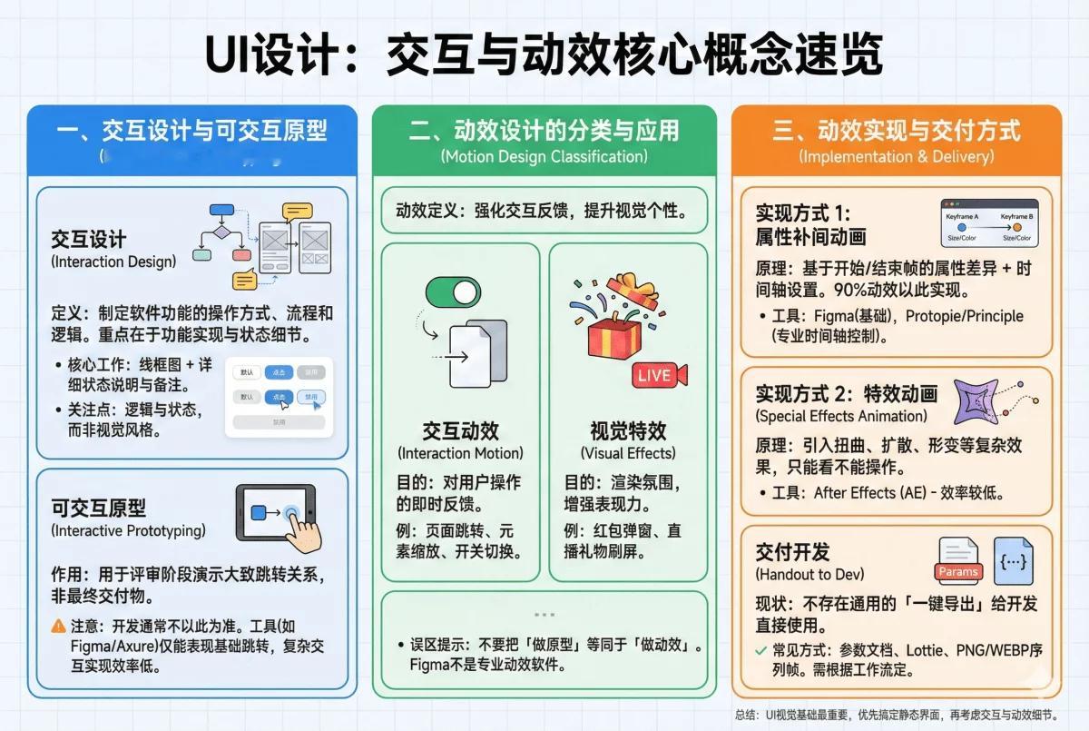 新手扫盲文！交互/原型/动效/特效的本质区别是什么？ 