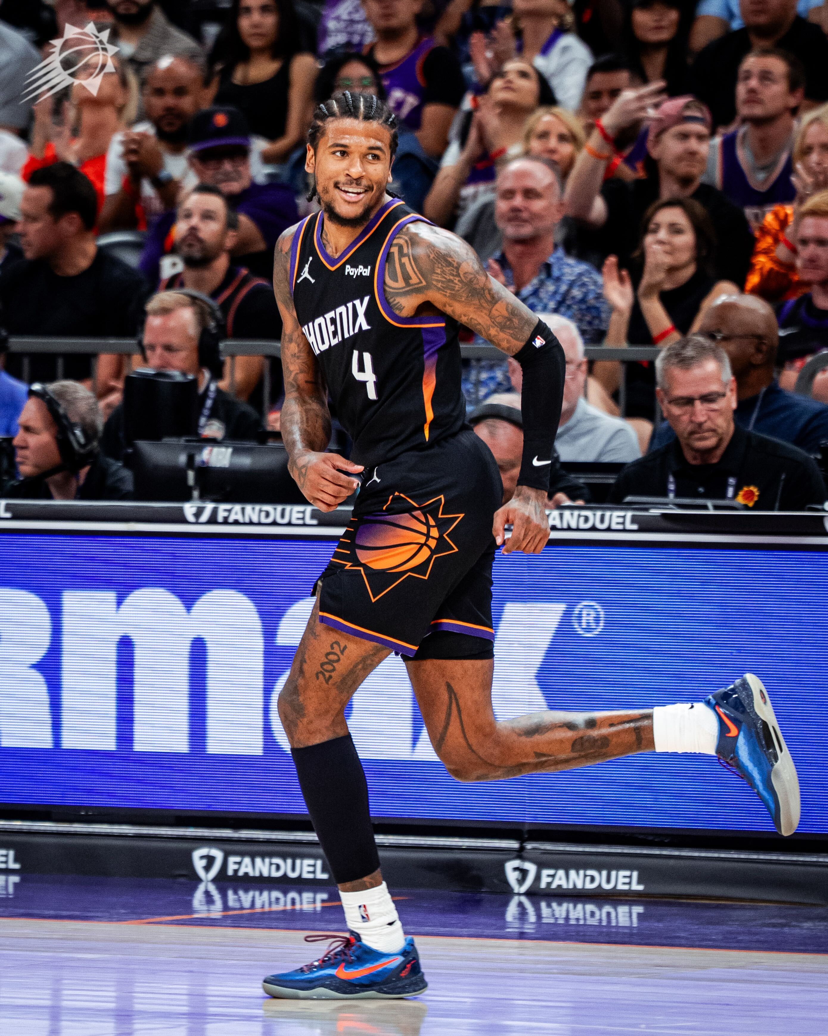 格林干拔三分命中，个人得分来到20分‼️菲尼克斯太阳 ｜旭日东升 ｜雄鹿vs太阳