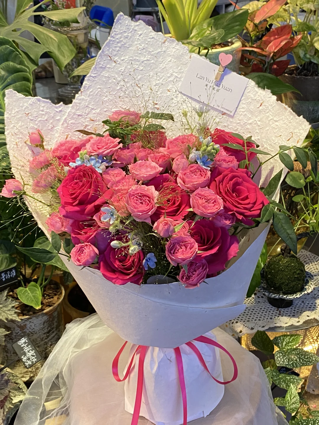 今日是接机花束💐 弗洛伊德苏菲宝贝