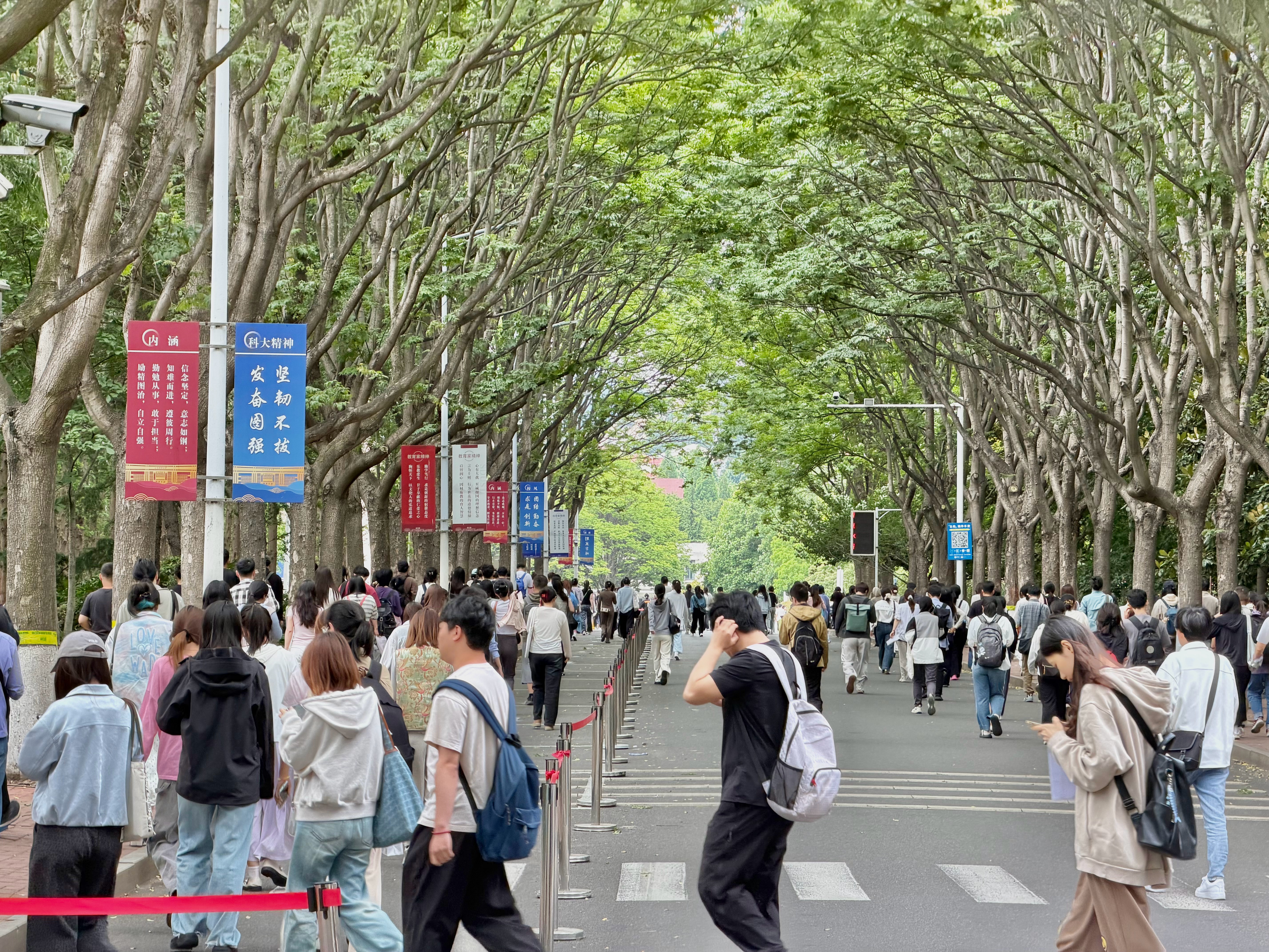 20260606，比高考生早一天经历了一场更残酷的考试。千军万马独木桥。 青岛·