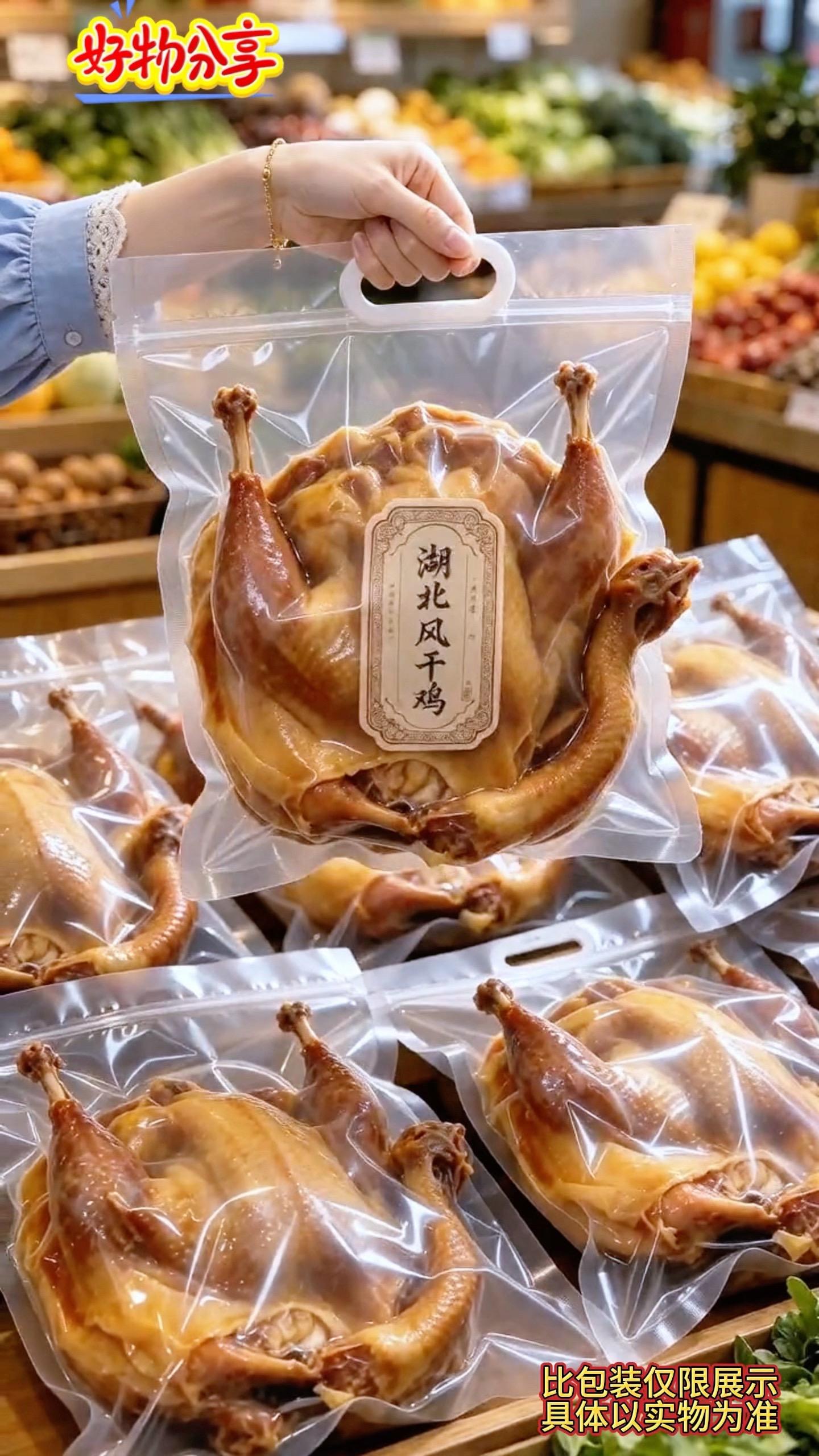 这道菜啊，只有我们湖北才有，它就是风干鸡，又名锁阳鸡，因为全身都抹了粗...