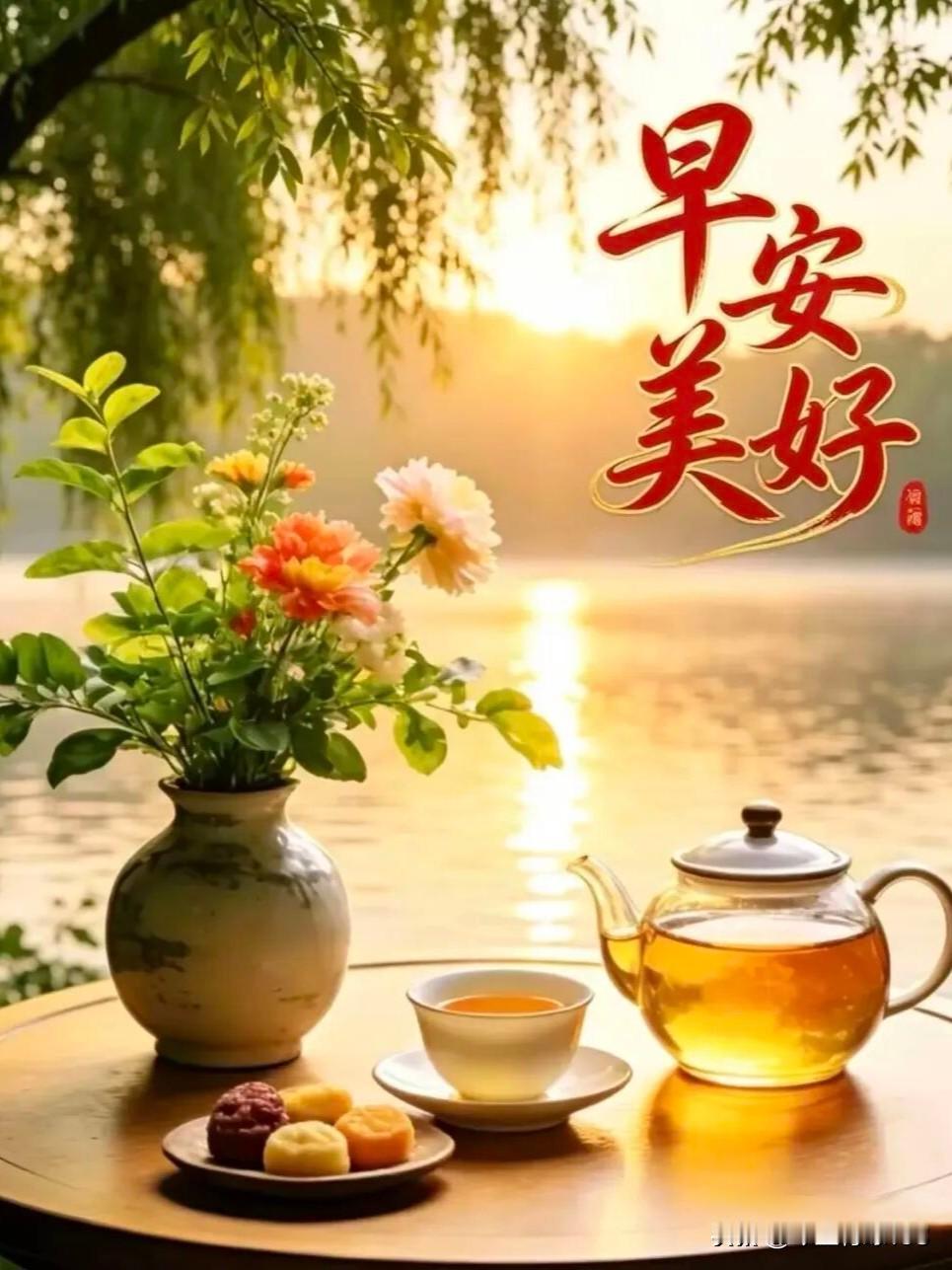 🌻周三早安，夏日安康🍑

晨曦捎来暖心祝福，美好常伴左右。抛开琐事烦忧，让快