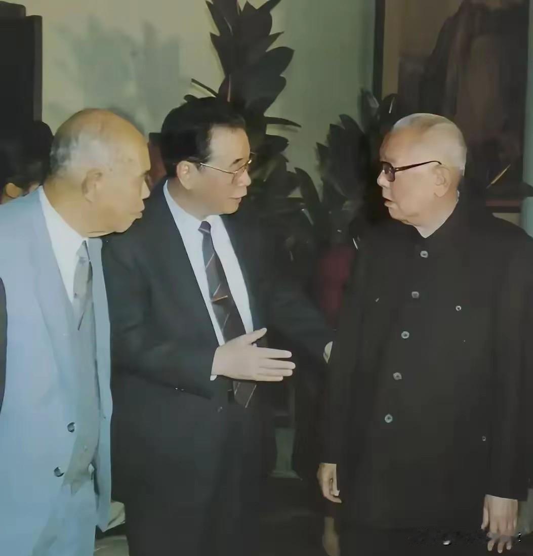 90年代一张珍贵办公旧照！三位国家领导人清茶议事，只为守住亿万农民的饭碗
 
九