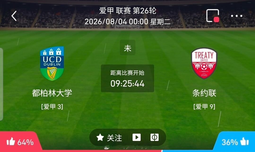 【北单】周一182爱甲方向：都柏林大学vs特瑞特联爱甲：都柏林大学VS特瑞特联时