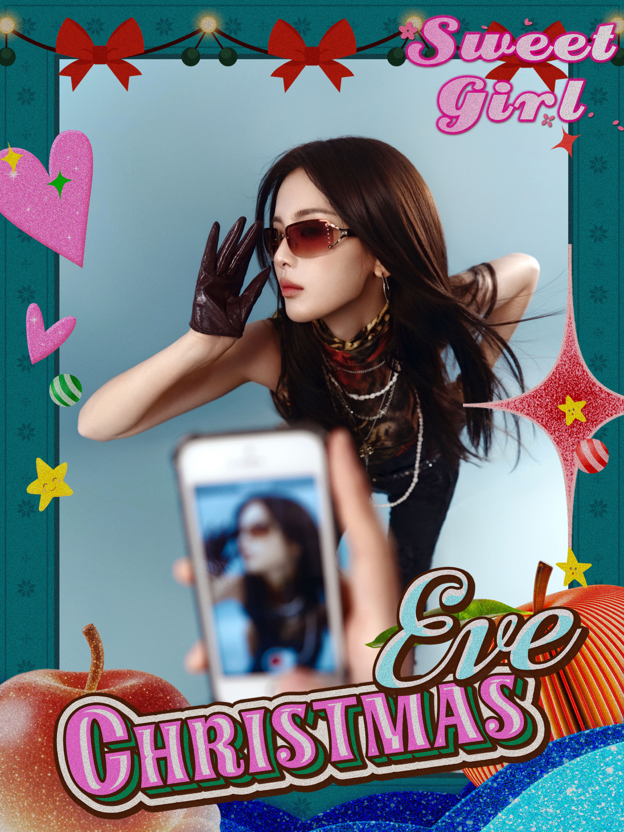 杨超越千禧年辣姐杨超越这是拍了多少套圣诞节写真全发出来砸死我吧过年了