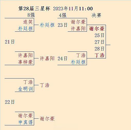#围棋# 速报：热烈祝贺中国包揽第28届三星杯冠亚军！中国丁浩（在半决赛击败韩国