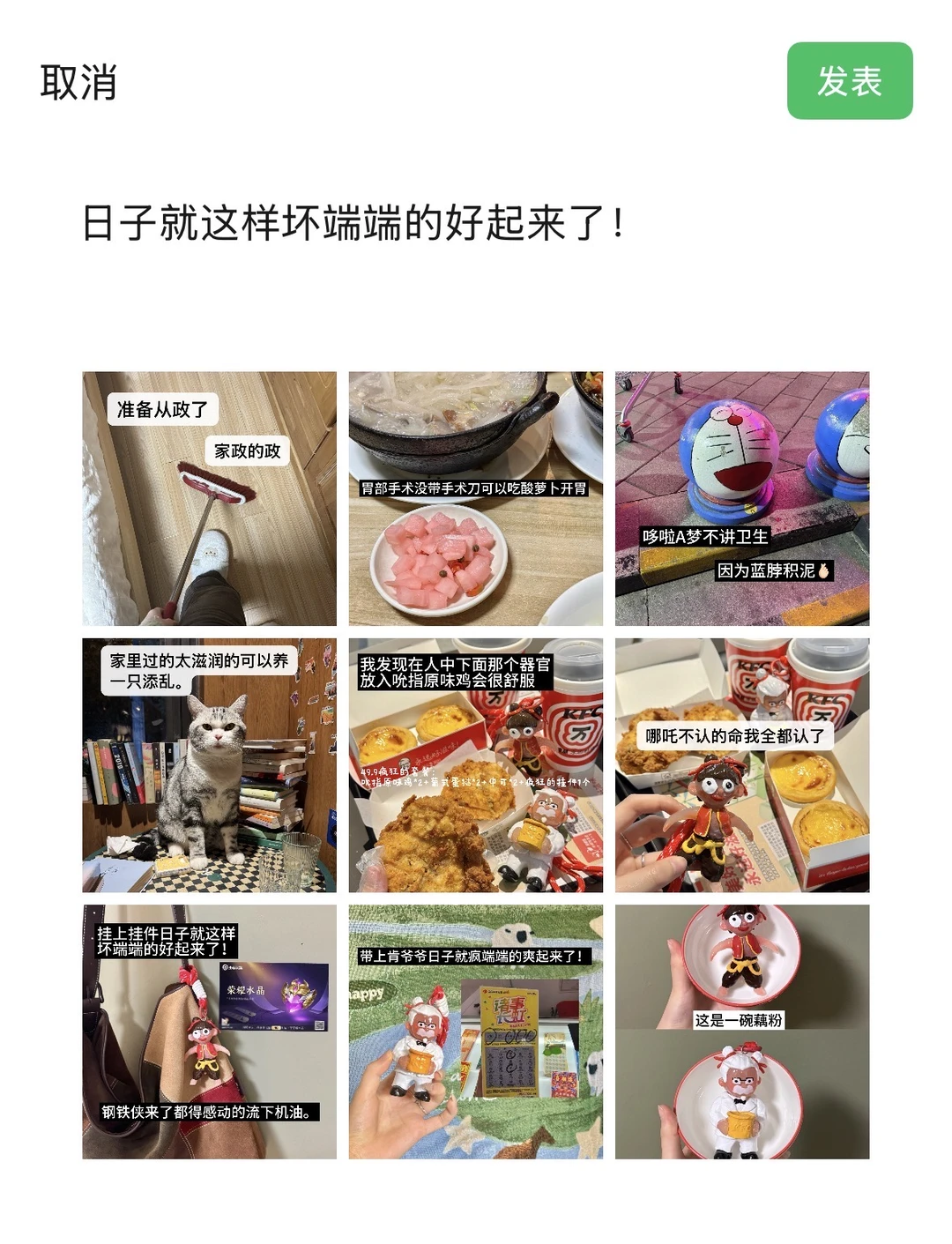 日子就这样坏端端的好起来了