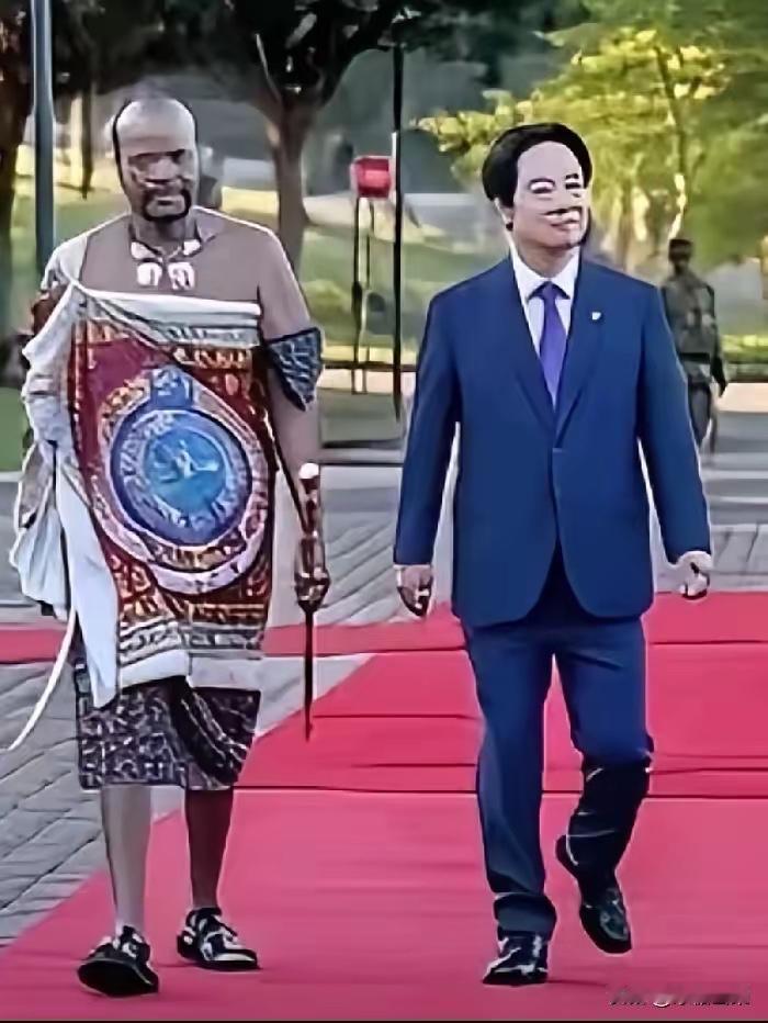 中国有句话，如果你想变强，就要到更强的人身边，而看到赖清德千方百计要亲近的同盟后