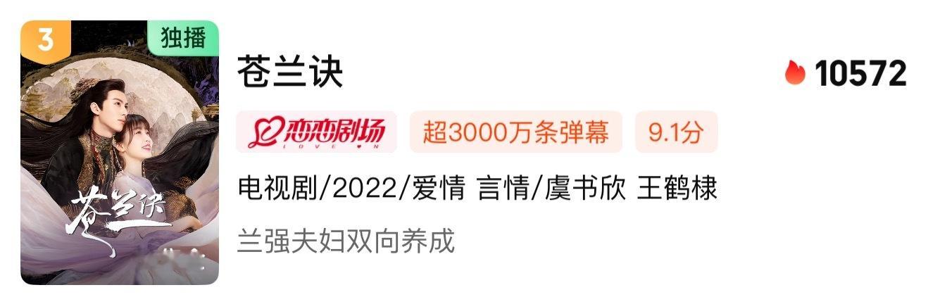 如果按爱奇艺现在自己做热度海报不到9000就敢写火爆出圈的话，那我们苍兰诀以后就