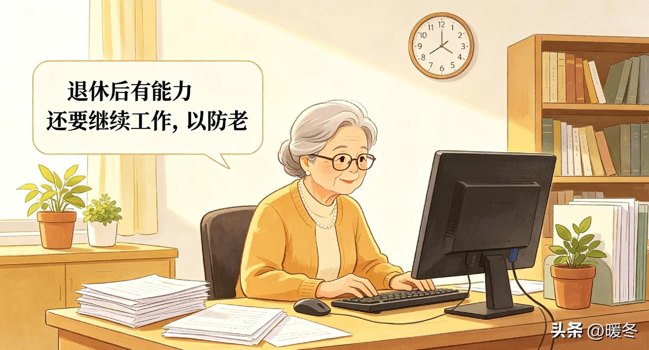 我认为工作防老