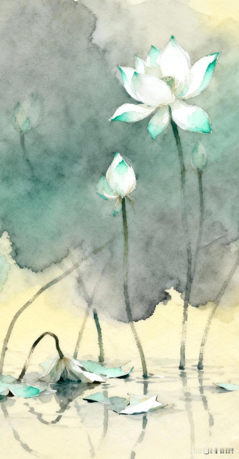 《落花逐流水，得失皆天与》

浮生若梦过烟汀，半作尘泥半作萍。
莫怨东风催去急，