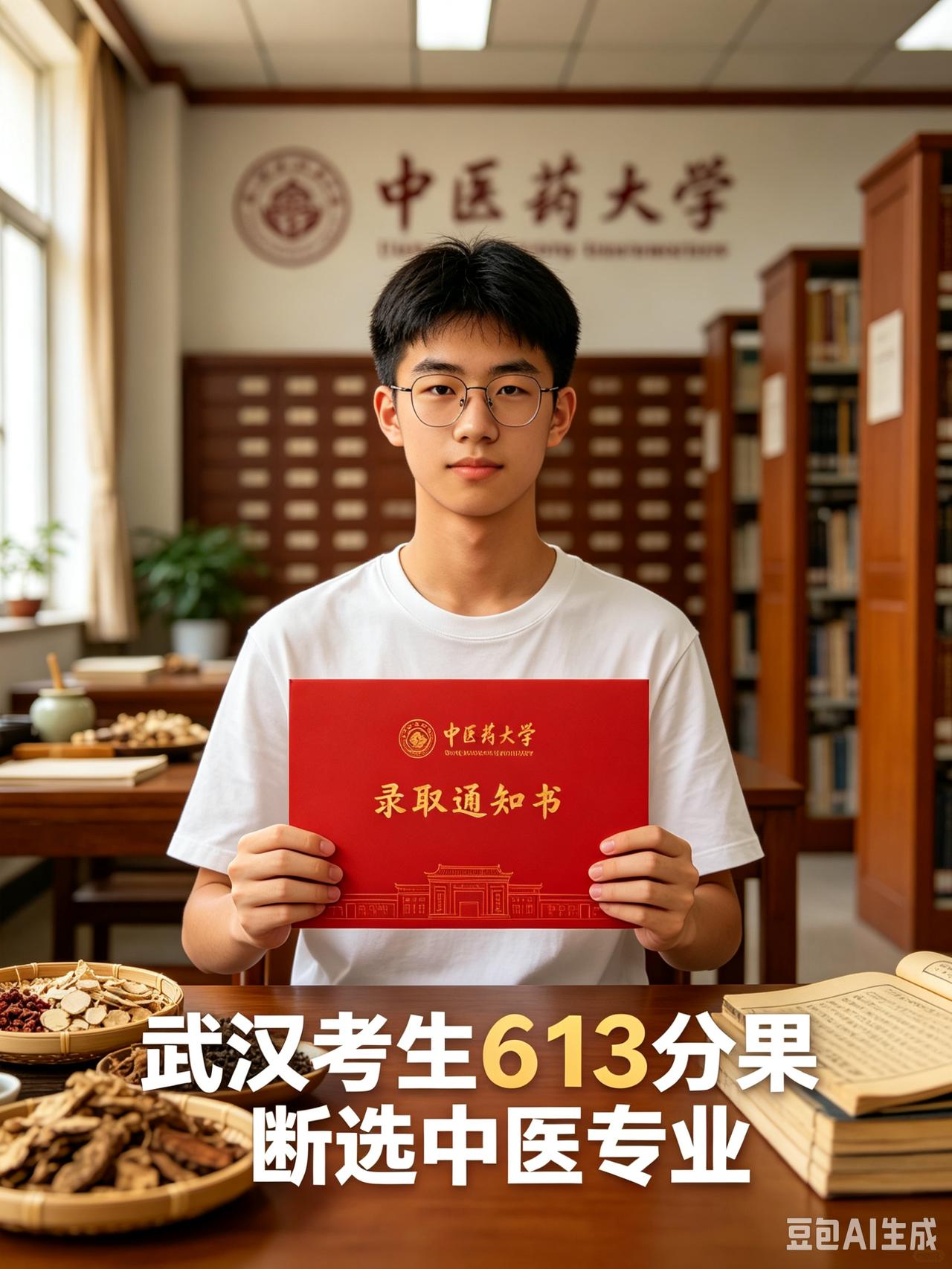 613分放弃热门专业！武汉男生笃定报考中医，立志做中医大夫
 
高考出分之后，不