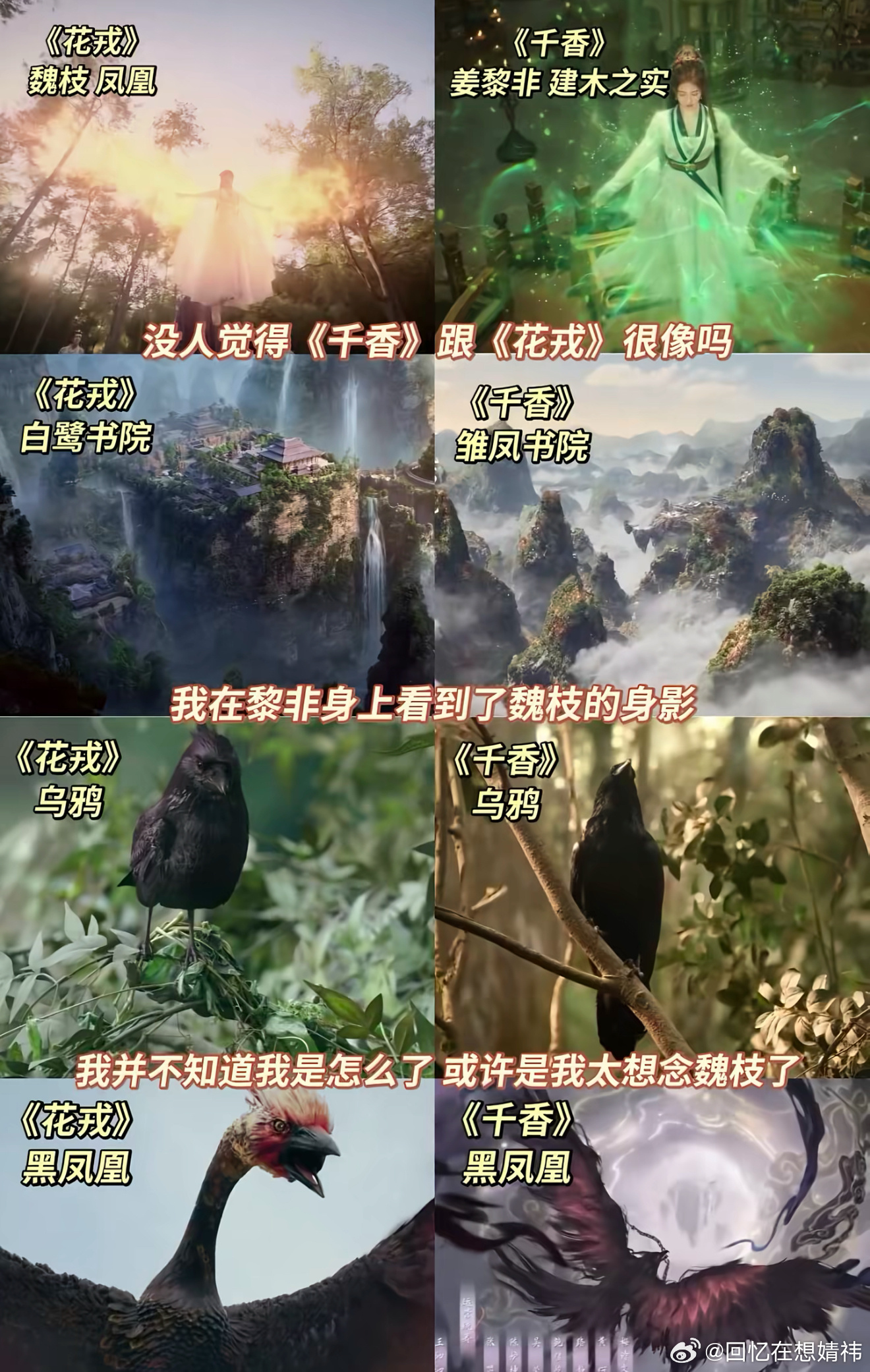 我觉得《千香》剧情有点像《花戎》，我也在姜黎非身上看到了 魏枝的身影，因为姜黎非