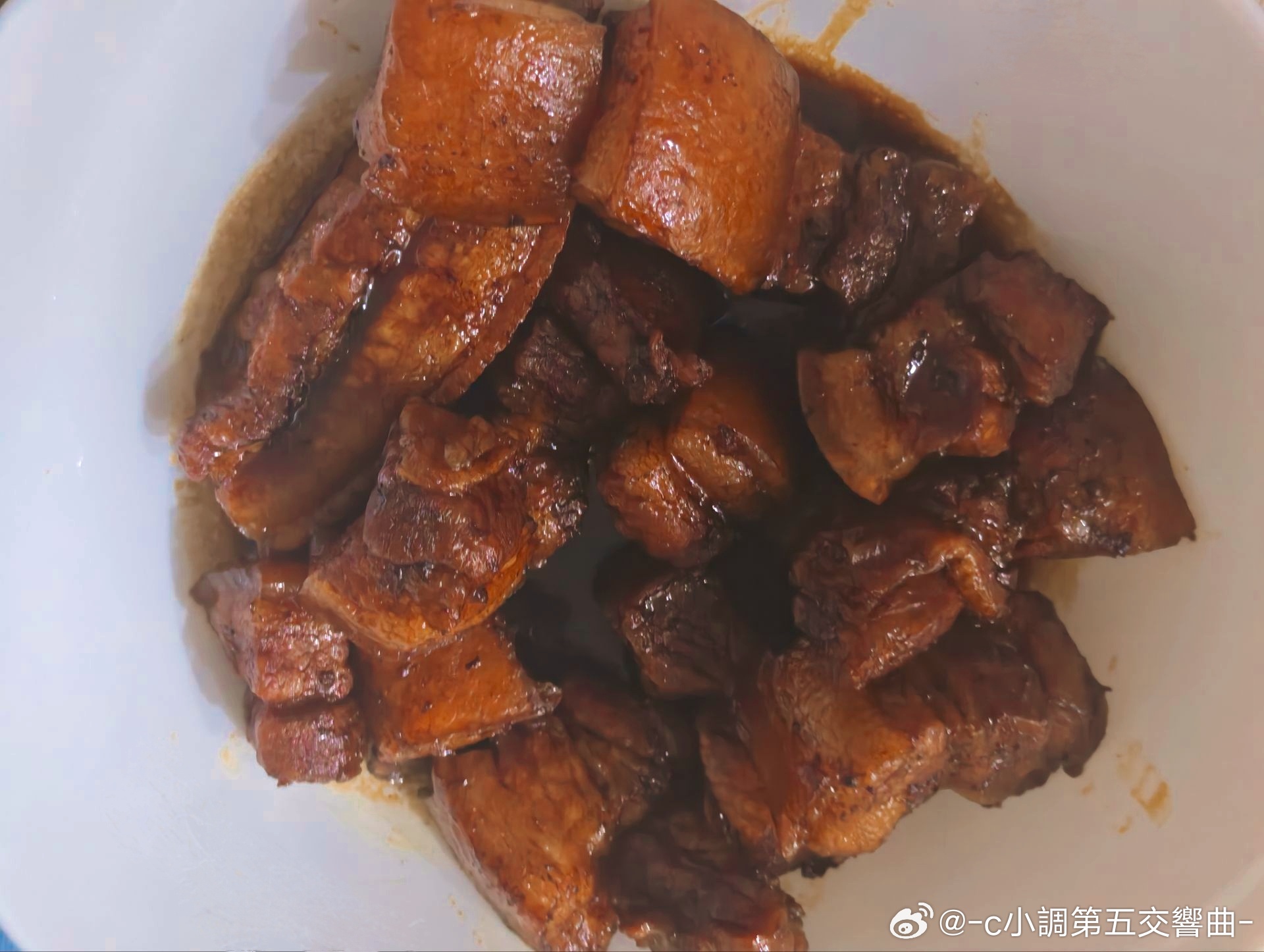 完整的红烧肉其实长这样，念叨了好几个礼拜终于拿出来做了 