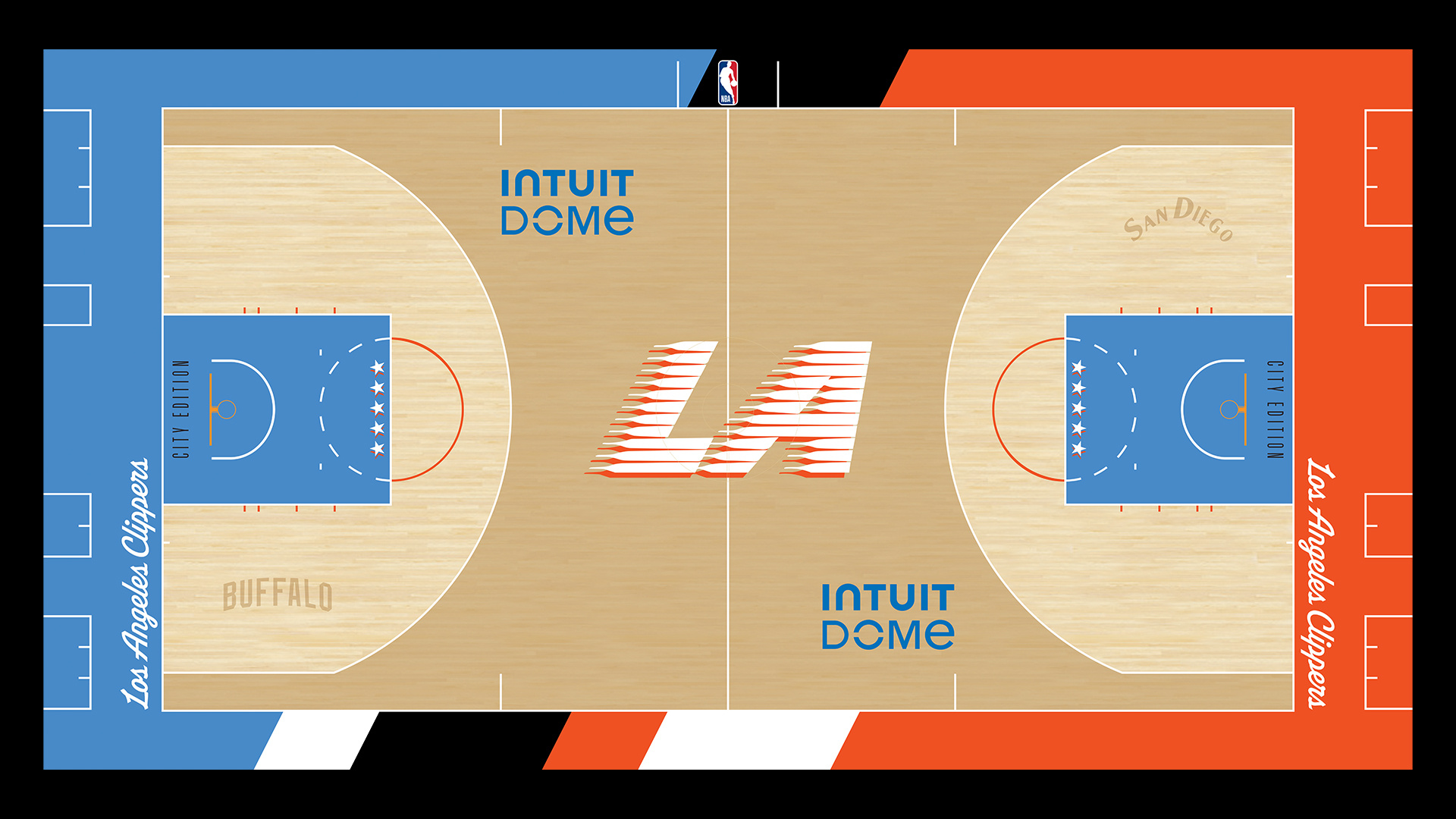 如何看待快船城市版地板的十颗小星星？画饼充饥、望梅止渴（快船版）独行侠战胜快船