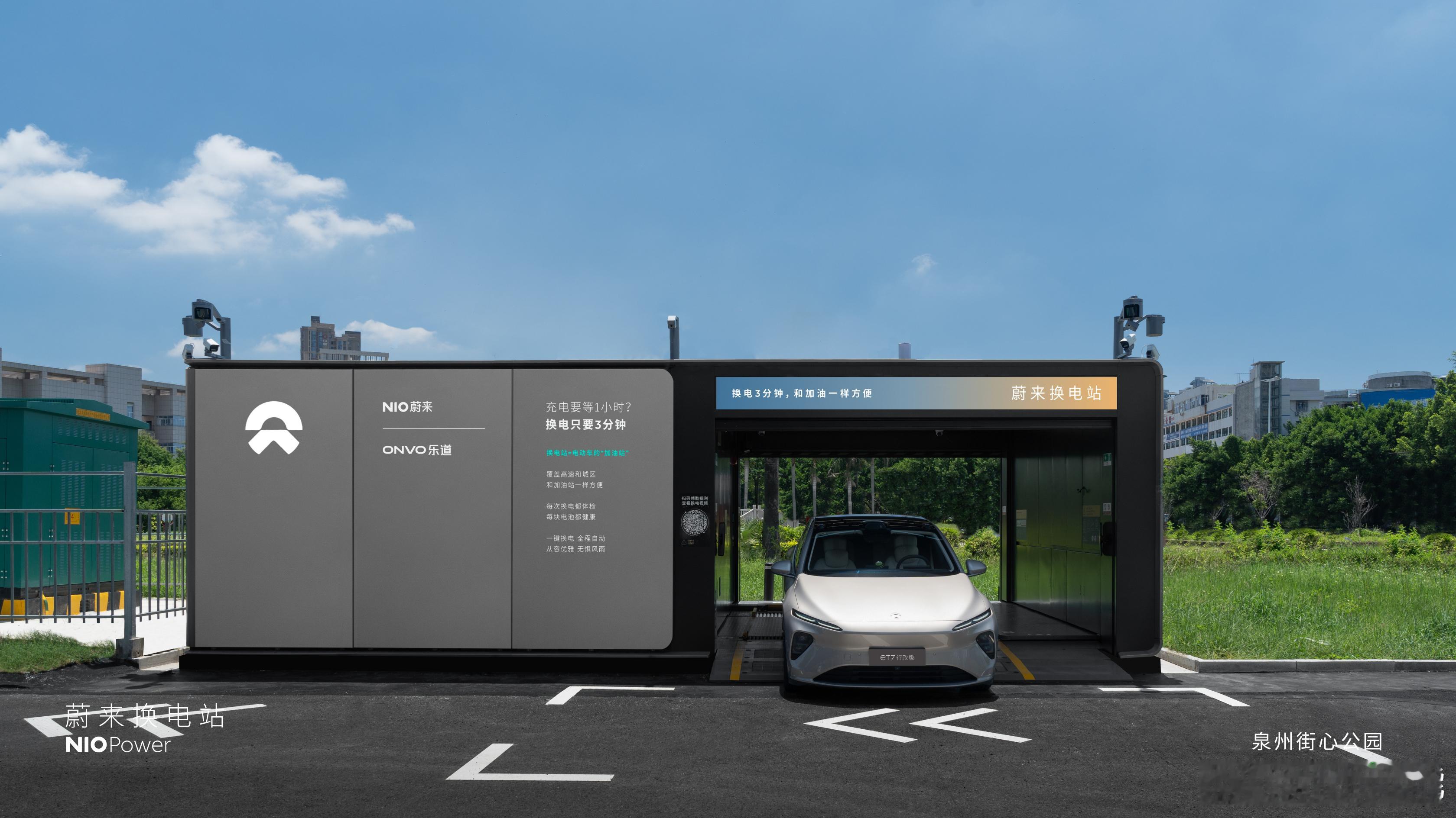 6月8日 NIO Power 2站上线NO.3360 蔚来换电站 | 泉州街心公