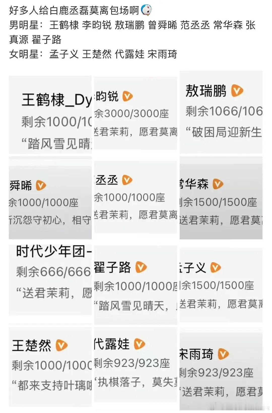 给🍍包场的明星🈶 