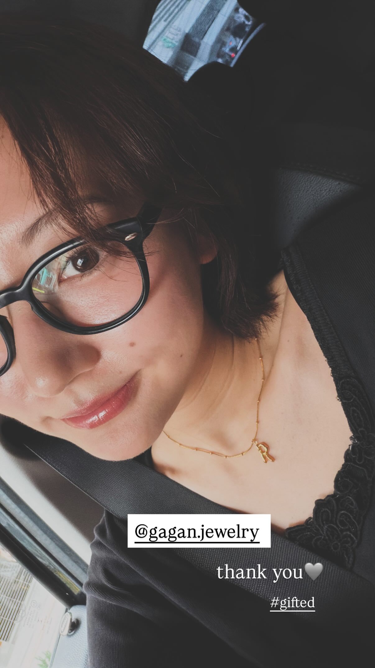 武田玲奈感谢gagan.jewelry的款待 