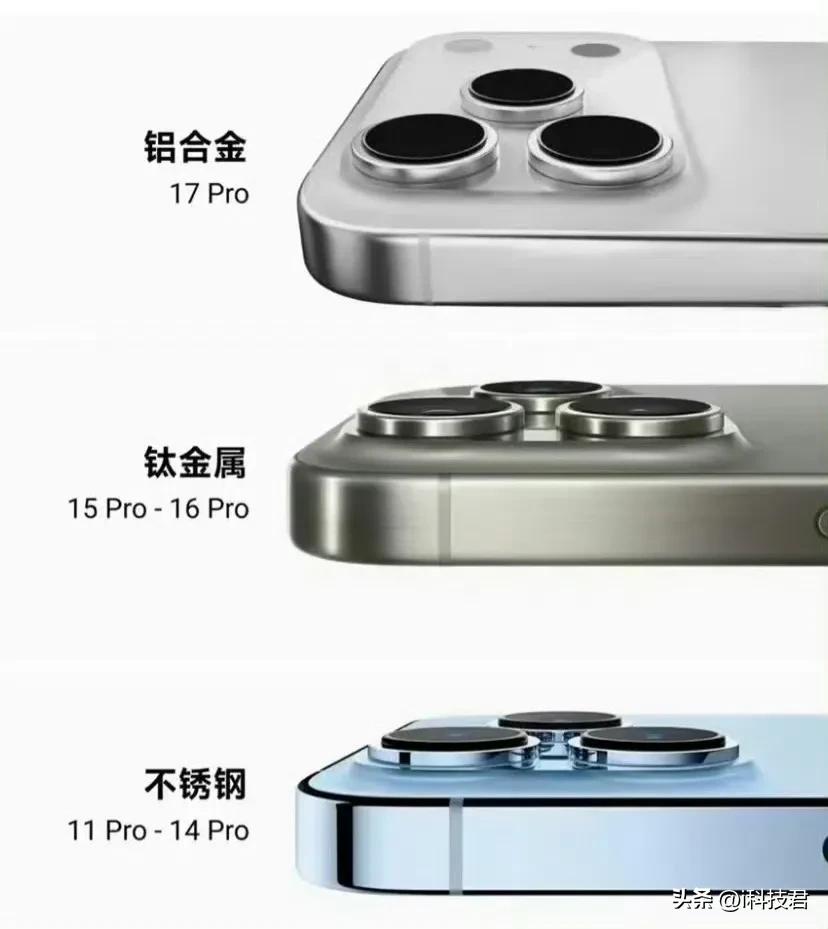 手感最好：铝合金>钛金属>不锈钢
质感最好：不锈钢>钛金属>铝金属

带上手机壳