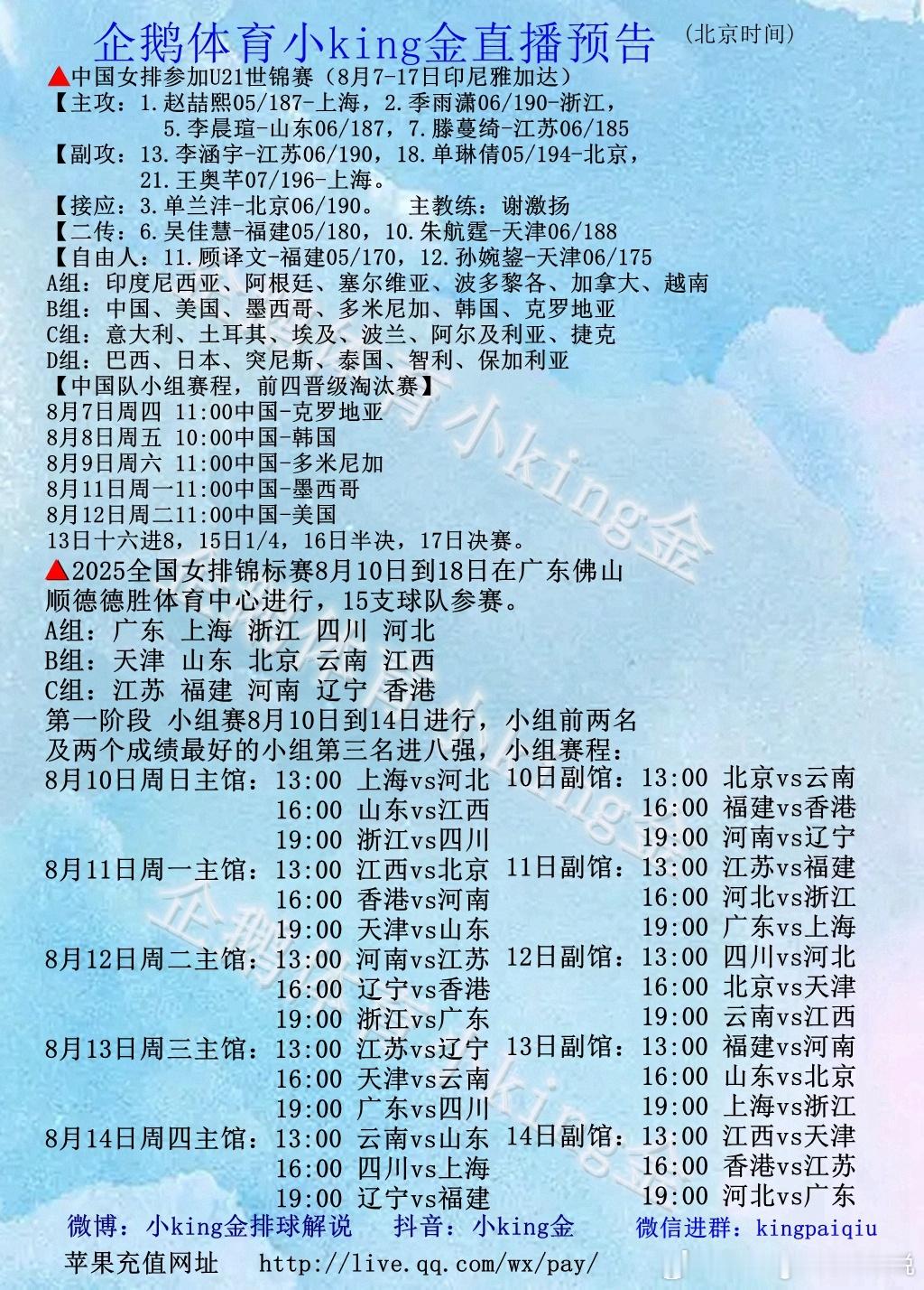 中国女排[超话]中国男排[超话]2025女排u21世锦赛2025u21男排世锦赛