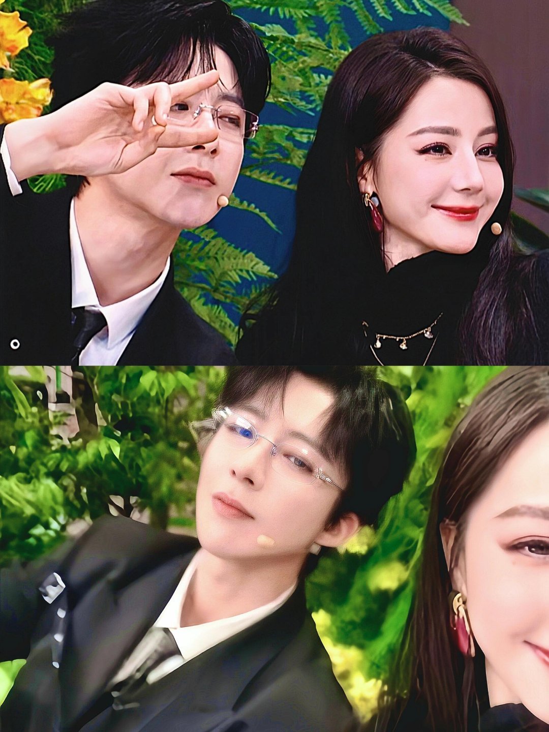 刘宇宁迪丽热巴自拍照仙品兄妹谁懂一下！我他们俩，东北家属感贼浓郁，就是外面明艳动