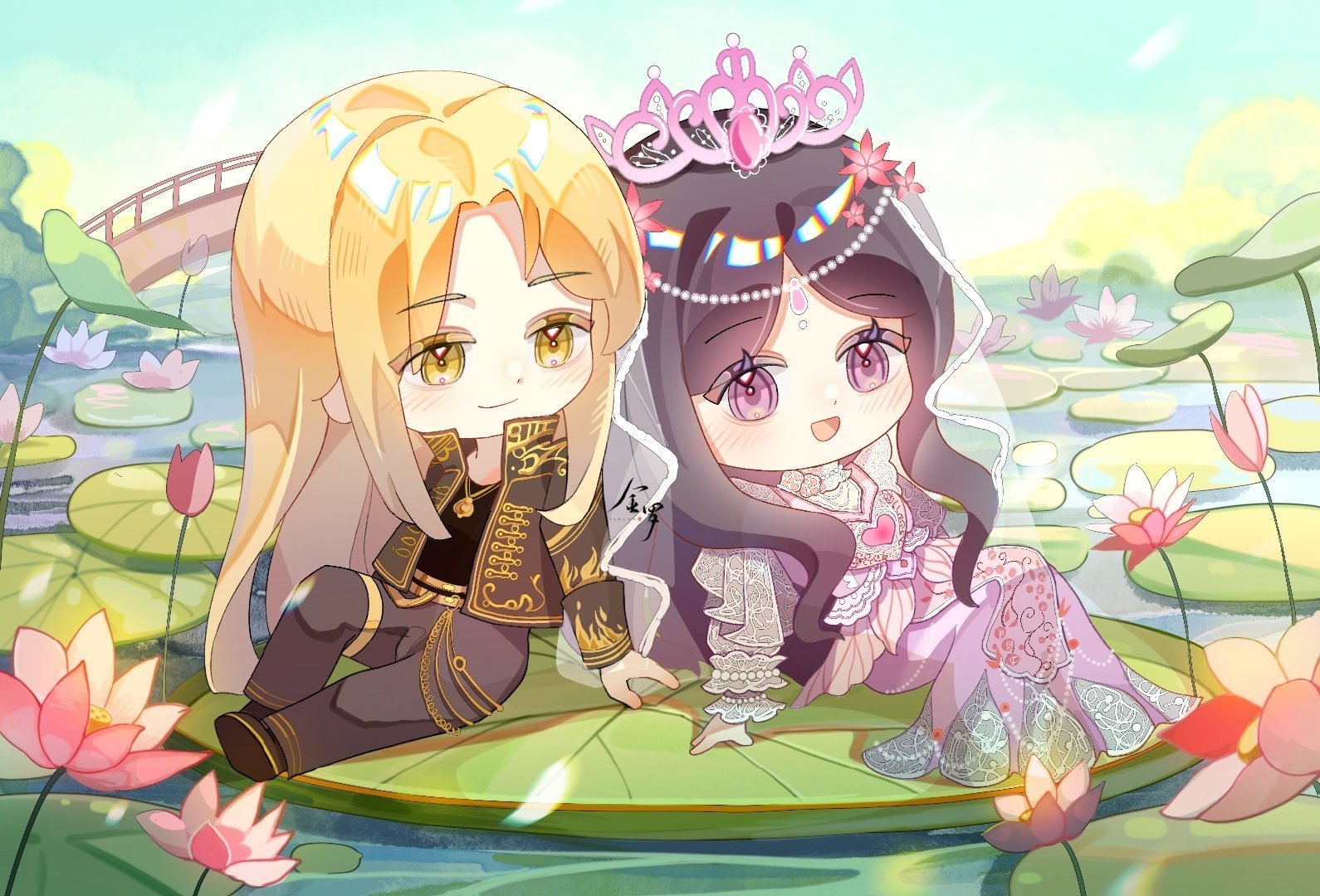 叶罗丽金罗 🍩金罗 天缘所系 命途所归 🥘金罗1229周年庆“频繁记录着，因