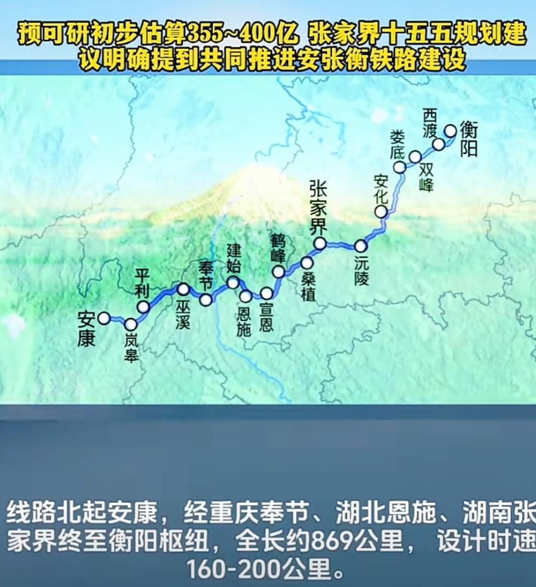 安恩张铁路都还没有影子，又来了一个安张衡铁路，这简直是西安或者西北方向南下的交通