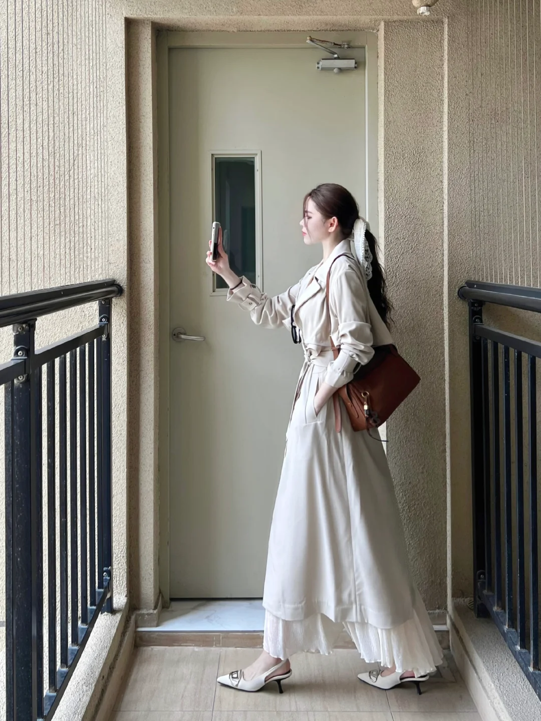 秋天学一下露思的风衣叠穿！气质又通勤！