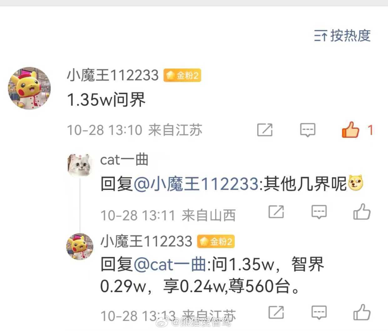 关于上周（10月20日-10月26日）问界和鸿蒙智行的小道消息来了！交付量新高很