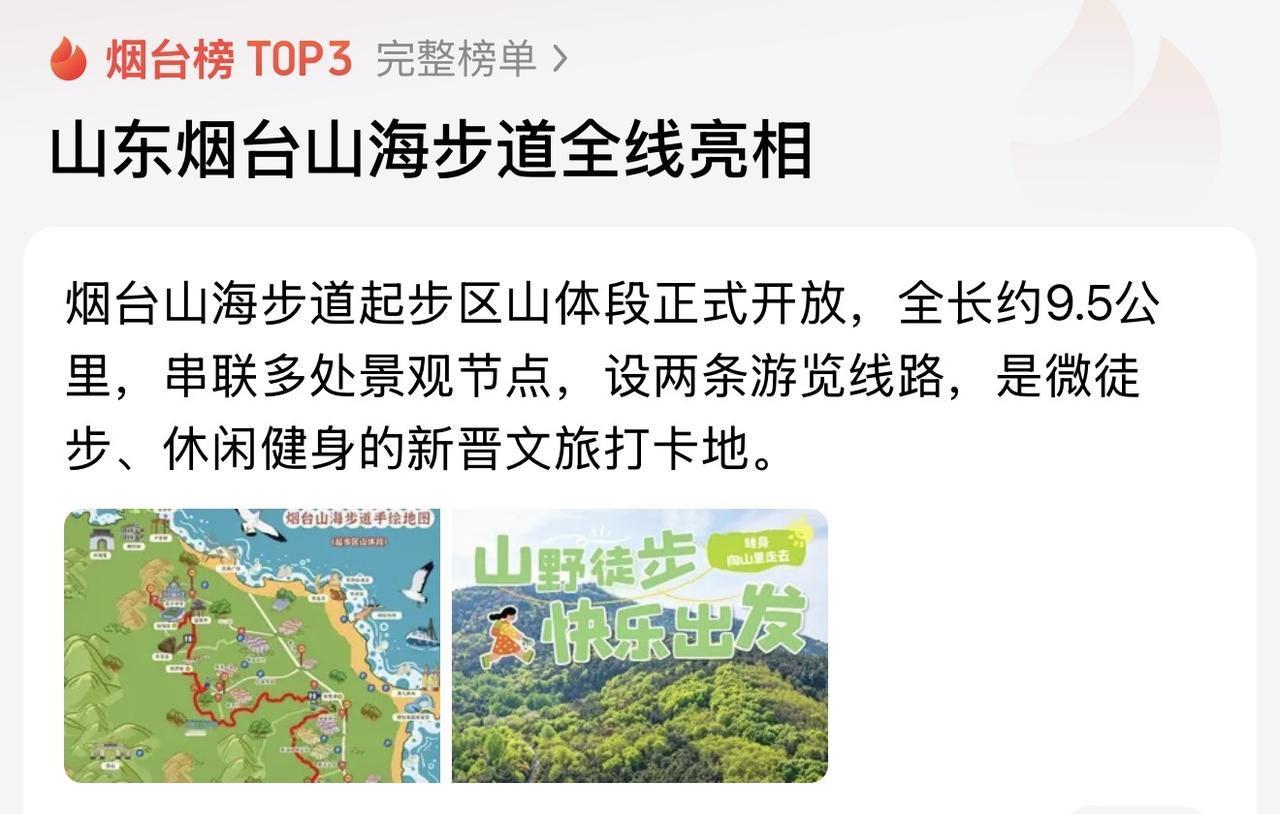 山海步行道修的很好，周围环境也是不错，我们要不要考虑以后烟台马拉松赛事就在这里举